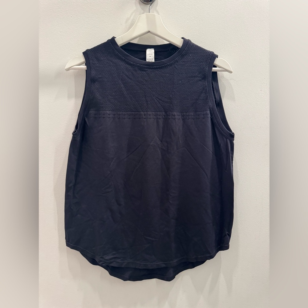Varley black exercise tank top size s/m stretchy